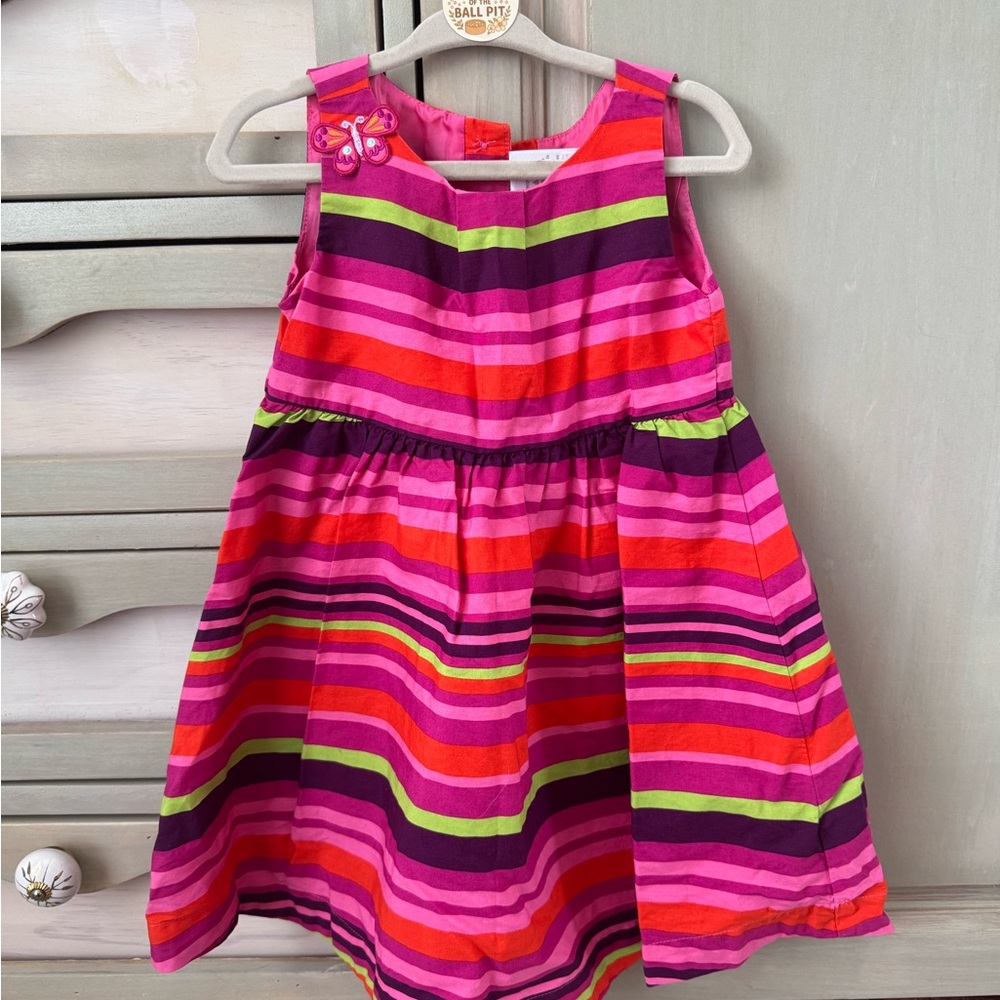 Gymboree Pink Pleated Sundress Sleeveless Casual
